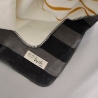 Плед s.Oliver Jacquard Decke (3522) 150х200cm Grey/Ochre фото №3 — интернет-магазин Desire.md