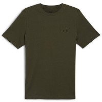 Мужская футболка Puma Ess Elevated Embroidered Tee Dark Olive, s.S фото №1 — интернет-магазин Desire.md