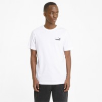 Мужская футболка Puma Ess Small Logo Tee Puma White, s.M (68253802) фото №2 — интернет-магазин Desire.md