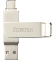 USB Flash Drive Hama C-Rotate Pro Silver 64Gb (182490)