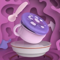 Set de hrănire U-grow Purple (A-2504PP) imaginea #5 — magazin online Desire.md