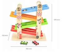 Детский набор дорога Viga Double Ramp Race Track (44744) фото №5 — интернет-магазин Desire.md