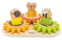Развивающий набор Viga Geometric Block Gears (44690)