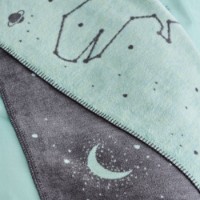 Одеяло для малышей s.Oliver Children's Junior (3531) 75х100cm Grey/Green фото №3 — интернет-магазин Desire.md