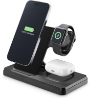 Încărcător CellularLine Triple Station 3 in 1 15W Black imaginea #3 — magazin online Desire.md