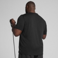 Мужская футболка Puma M Tad Essentials Heather Left Chest Logo Tee Puma Black Heather, s.S фото №2 — интернет-магазин Desire.md