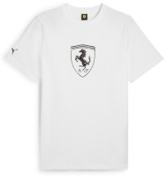 Tricou bărbătesc Puma Ferrari Race Tonal Big Shield Tee Puma White, s.M imaginea #1 — magazin online Desire.md