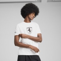 Tricou bărbătesc Puma Ferrari Race Tonal Big Shield Tee Puma White, s.XXL imaginea #2 — magazin online Desire.md