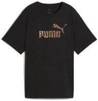 Tricou de dame Puma Ess Graphic Animal Graphic Tee Puma Black, s.XL imaginea #1 — magazin online Desire.md