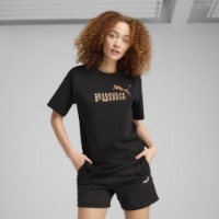 Tricou de dame Puma Ess Graphic Animal Graphic Tee Puma Black, s.XS imaginea #2 — magazin online Desire.md