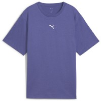 Tricou de dame Puma Ess Logo Relaxed Tee Blue Crystal, s.S imaginea #1 — magazin online Desire.md