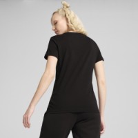 Женская футболка Puma Ess Logo Tee Puma Black, s.XS (68237401) фото №3 — интернет-магазин Desire.md