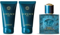 Парфюмерный набор для него Versace Eros EDP 50ml + Aftershave Balm 50ml + Shower Gel 50ml фото №1 — интернет-магазин Desire.md