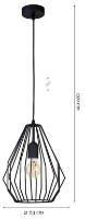 Люстра Tk-Lighting Brylant 2257 Black фото №2 — интернет-магазин Desire.md