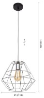 Lustră Tk-Lighting Diamond XL 4204 Chrome imaginea #2 — magazin online Desire.md