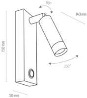 Candelabru de perete Tk-Lighting Enzo Led 4268 Chrom imaginea #3 — magazin online Desire.md