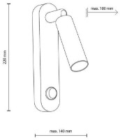 Candelabru de perete Tk-Lighting Enzo Long 6624 Gold imaginea #2 — magazin online Desire.md