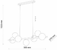 Люстра Tk-Lighting Estera 5668 Gold фото №3 — интернет-магазин Desire.md