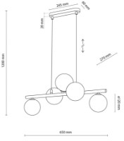 Люстра Tk-Lighting Estera 6105 Brown фото №2 — интернет-магазин Desire.md