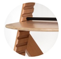 Стульчик для кормления Chipolino 2in1 Tip Top Wood (STHTT0241WO) фото №6 — интернет-магазин Desire.md