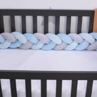 Protectie laterala pentru patut Veres Blue Grey (154.02.3) imaginea #3 — magazin online Desire.md