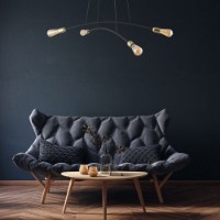 Люстра Tk-Lighting Helix 4602 Black/Gold фото №3 — интернет-магазин Desire.md