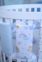 Protectie laterala pentru patut Veres Sleepy Moon Blue (154.03.06.1) imaginea #7 — magazin online Desire.md