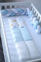 Protectie laterala pentru patut Veres Sleepy Moon Blue (154.03.06.1) imaginea #8 — magazin online Desire.md