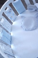 Protectie laterala pentru patut Veres Sleepy Moon Blue (154.03.06.1) imaginea #9 — magazin online Desire.md