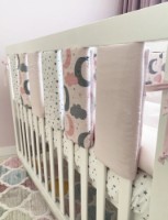 Protectie laterala pentru patut Veres Sleepy Moon Pink (154.05.01) imaginea #2 — magazin online Desire.md