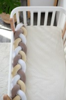 Protectie laterala pentru patut Veres White Mokko Beige (154.02.18) imaginea #2 — magazin online Desire.md