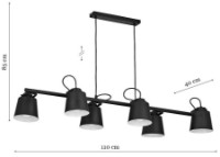 Люстра Tk-Lighting Primo 2749 Black фото №3 — интернет-магазин Desire.md