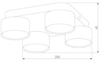 Люстра Tk-Lighting Space 3401 Black фото №2 — интернет-магазин Desire.md