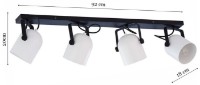 Потолочный светильник Tk-Lighting Space 3492 Black/White фото №2 — интернет-магазин Desire.md