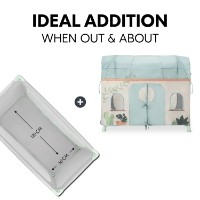 Husa pentru țarc Hauck Travel Bed Cover Plants imaginea #5 — magazin online Desire.md