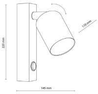 Candelabru de perete Tk-Lighting Top 4872 Brown imaginea #3 — magazin online Desire.md