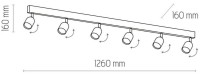 Потолочный светильник Tk-Lighting Top 6270 Black/White фото №2 — интернет-магазин Desire.md