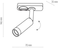 Трековый светильник Tk-Lighting Tracer 3383 White/Chrom фото №2 — интернет-магазин Desire.md