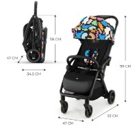 Коляска Kinderkraft Apino Happy Shapes (KSAPIN00HAP0000) фото №3 — интернет-магазин Desire.md