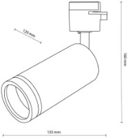 Трековый светильник Tk-Lighting Tracer 6897 Black фото №2 — интернет-магазин Desire.md
