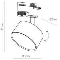 Трековый светильник Tk-Lighting Tracer 4397 White фото №2 — интернет-магазин Desire.md