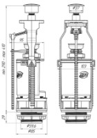 Сливная арматура Ani Plast WC7010C фото №2 — интернет-магазин Desire.md