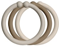 Игрушка для колясок и кроваток BIBS Sand/Dark Oak/Vanilla (900238)