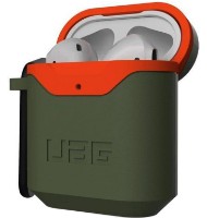 Husă pentru căști UAG Apple Airpods Std. Issue Hard Case 001 V2 Olive/Orange (10242F117297) imaginea #2 — magazin online Desire.md