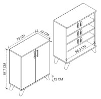 Dulăpior Nex Home 12-40-01 White imaginea #2 — magazin online Desire.md