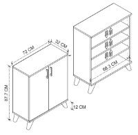 Dulăpior Nex Home 12-40-02 Oak imaginea #4 — magazin online Desire.md