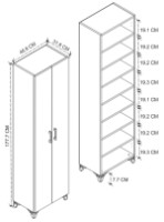 Dulap Nex Home 12-51-01 White imaginea #4 — magazin online Desire.md