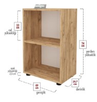 Etajeră Nex Home 13-22-02 Oak imaginea #3 — magazin online Desire.md