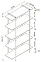Etajeră Bofigo 15-14-01 White imaginea #2 — magazin online Desire.md