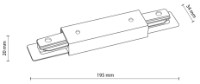 Трековый коннектор Tk-Lighting Tracer 4530 White фото №2 — интернет-магазин Desire.md